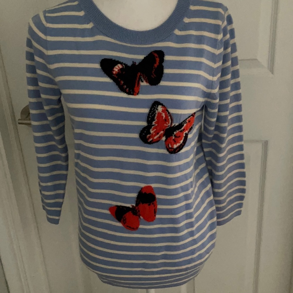 Striped J. crew sweater size:small
